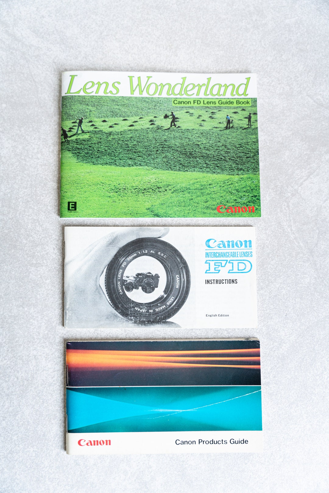 Canon Film Lens Brochure Set of 3 Etsy Canon Film Lens Brochure Set of 3 Etsy