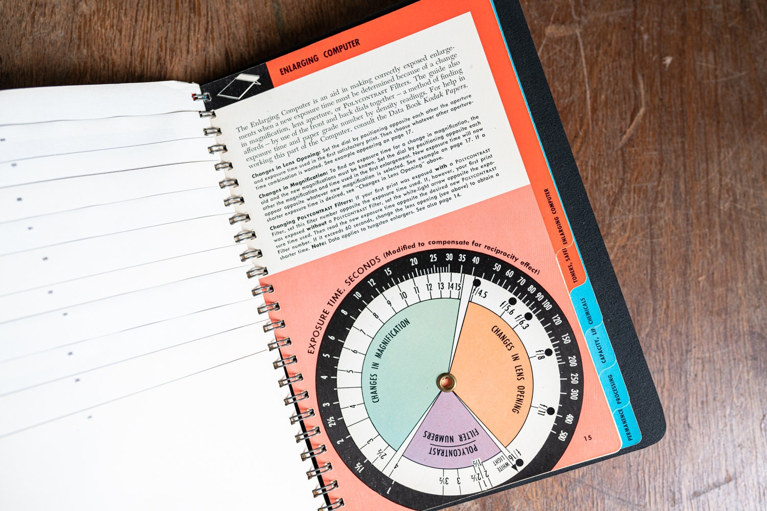 Kodak Master Darkroom Dataguide w/ Paper Samples Etsy