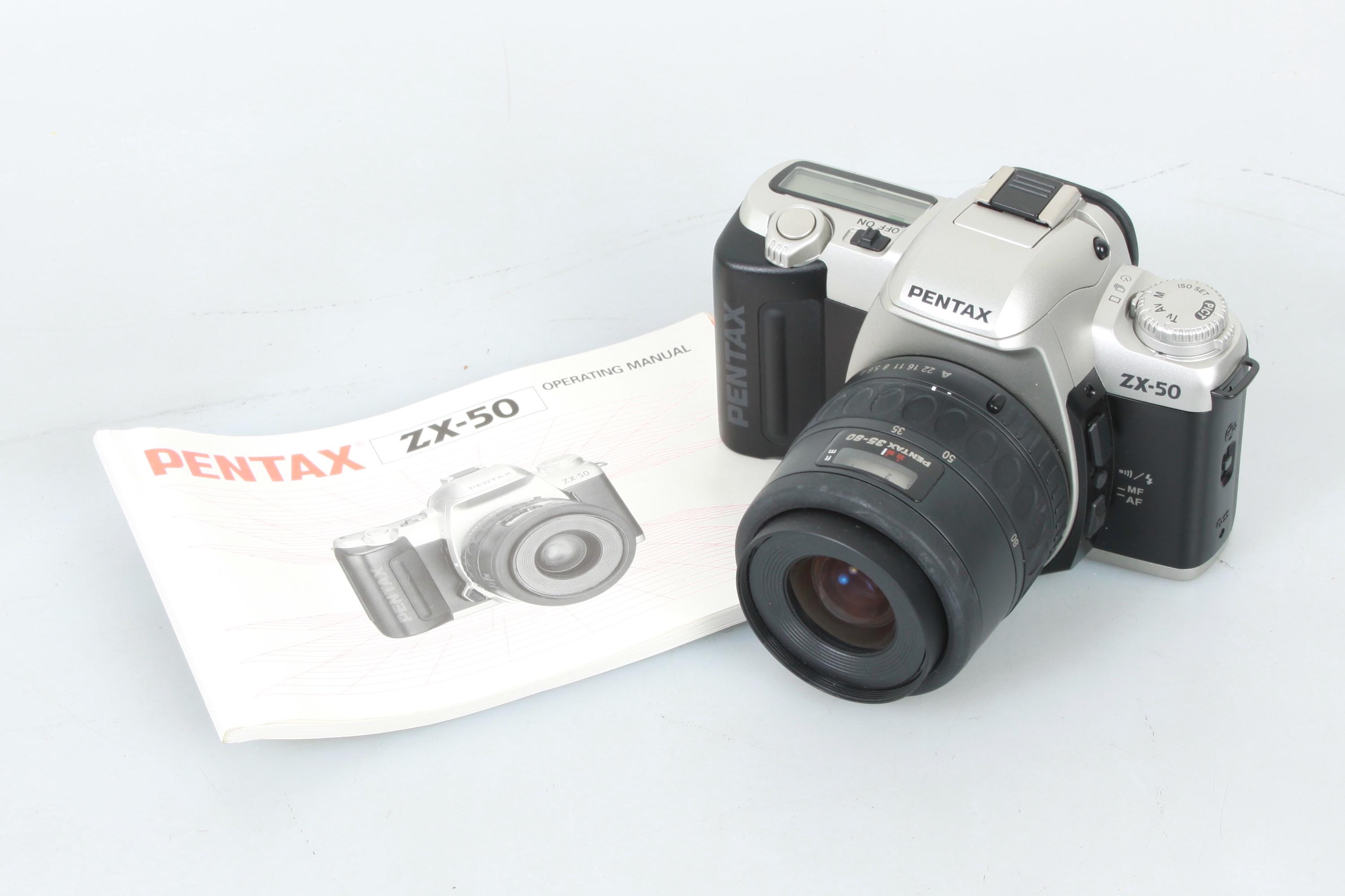 フィルム用カメラ ペンタックス ZX-M 35 mm SLR 学生用フィルムカメラ、50 mm f/2 SMC