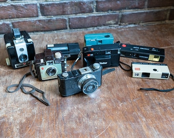 Camera Collection - Lot of 8 Cameras - Sold AS IS