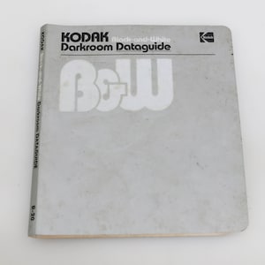 Vintage Kodak Black and White Darkroom Dataguide Book