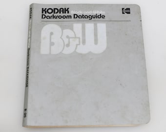 Vintage Kodak Black and White Darkroom Dataguide Book