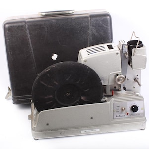 DuKane Micromatic 14A390E Film Strip Projector Record Player, Display/Prop Only