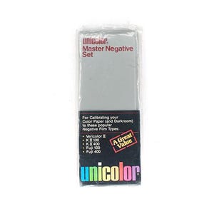 Unicolor Master Negative Set For Calibrating Your Color Paper