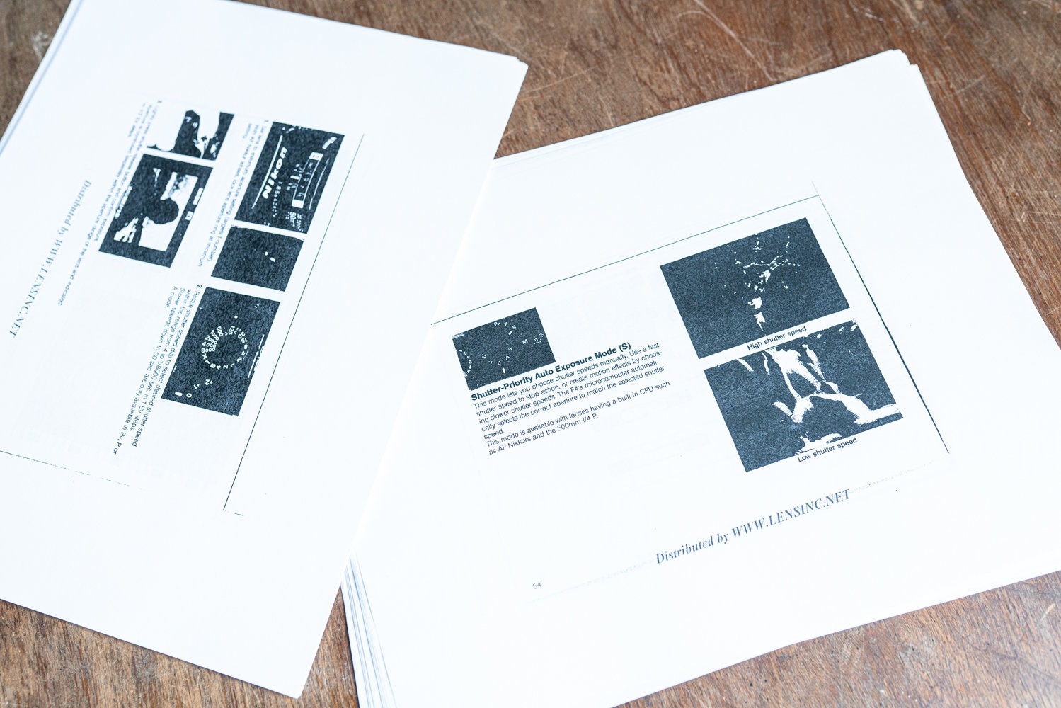 Nikon F4s / Nikon F4 Reprinted Instructions Manual Not an Etsy