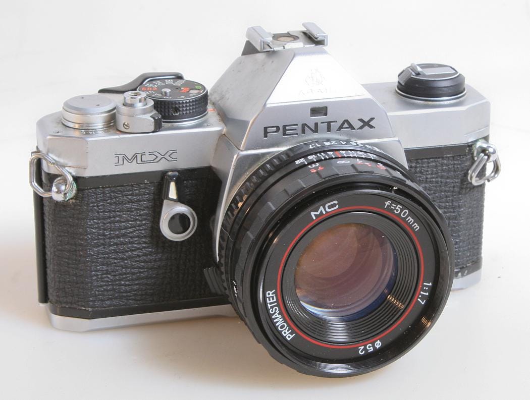 ペンタックス PENTAX ASAHI MX 1:1.7 50mm UNTESTED Pentax Asahi MX Camera with Pentax Asahi 1:1.7