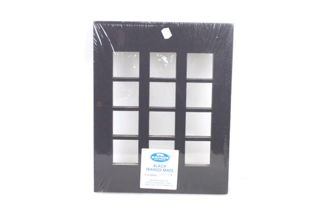 Savage Black Transo - Mat Package of 10 - Etsy