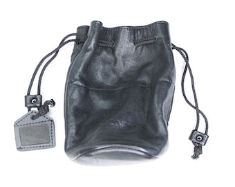 Estuche de cuero para lentes Contax