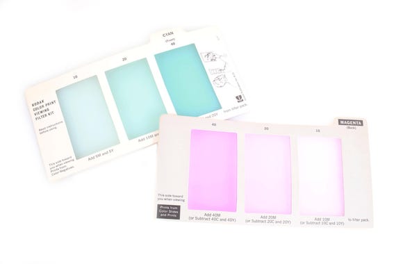 Vintage Kodak Color Print Viewing Filter Kit - Etsy