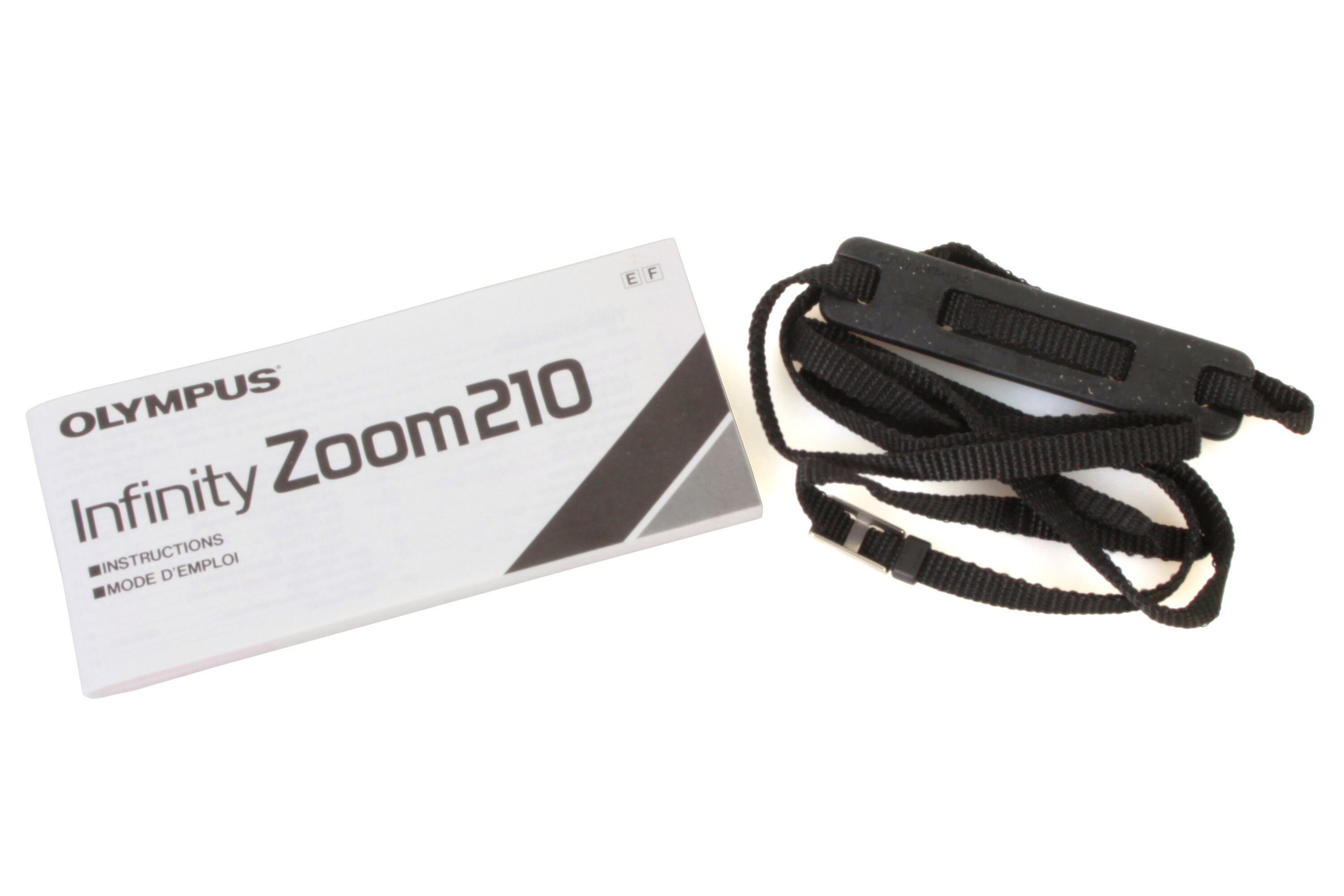 Olympus Infinity Zoom 210 Manual & Strap