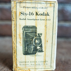 Kodak Six-16 Manual - Grabado