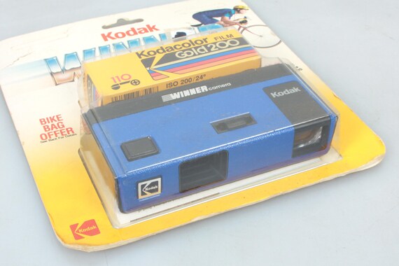 Kodak 1989 Olympics Winner Blue Camera Outfit Pocket 110 Kodacolor