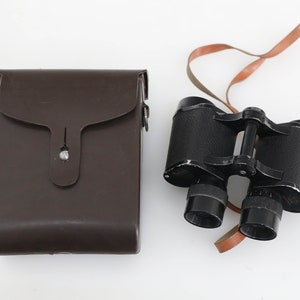 Vintage Selsi Luminous 6x30 Binoculars with Case - Lightweight No. 95508