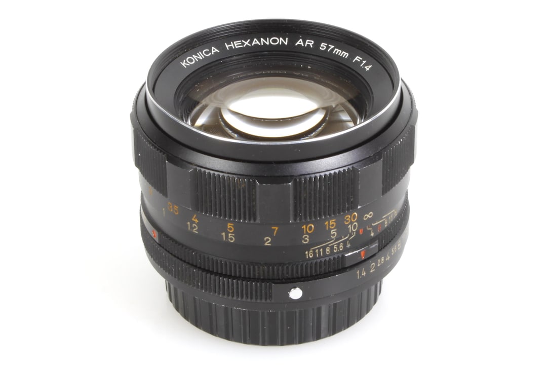【美品】KONICA HEXANON 57mm f1.4 Konica Film Lens 57mm 1.4, F-mount - Etsy Canada