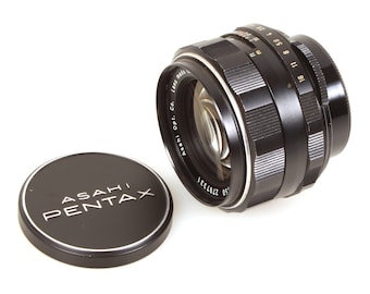 Asahi Pentax Super Takumar 50mm f/1.4 MF Lens M42 w/ Caps