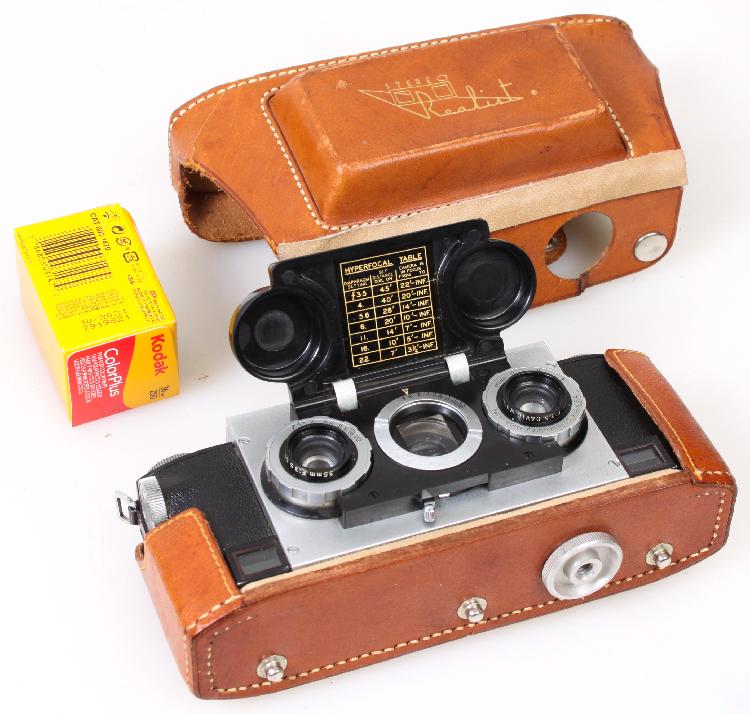 Vintage Stereo Realist Steroscopic Camera With Original
