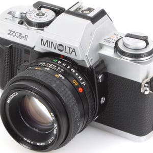Minolta XG-1 SLR 35mm Film Camera w/ 50mm f/1.7 Prime Tested