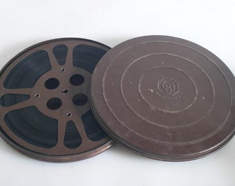 Al sur de la frontera, México, película de 16 mm, 800 pies en lata