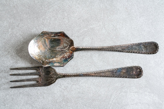 Servierbesteck-Set (2-teilig) – Rogers, hergestellt in Italien