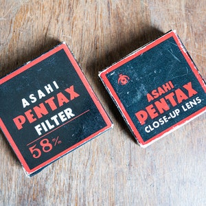 Asahi Pentax Filter Boxes - Set of 2 - Boxes Only
