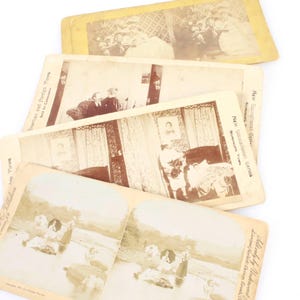 Stereoview Cards Lot of 5