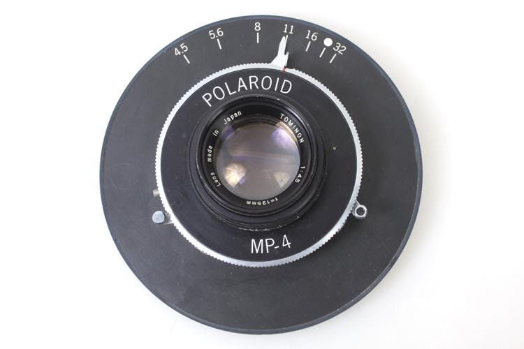 POLAROID MP-4 TOMINON レンズ F4.5 Tominon 135mm f4.5 Vintage Lens for Close-Up Work | Blue Moon Camera