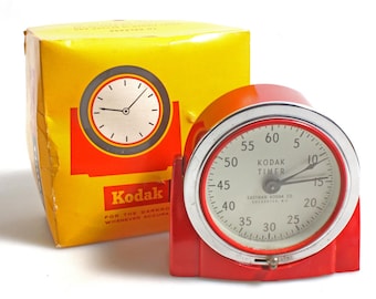 Vintage Kodak Darkroom Timer, Red//Film Processing