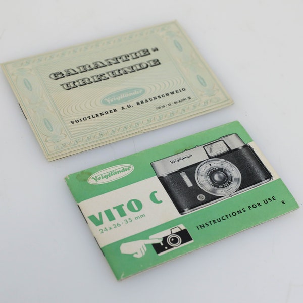 Voigtlander Vito C Instructional Manual