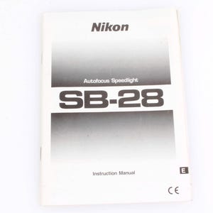 Nikon SB-28 Flash Manual