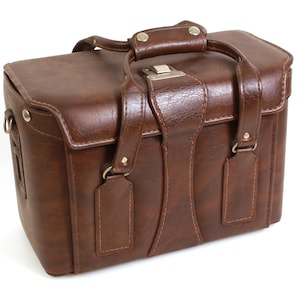 Camera Case Large 1960s Brown