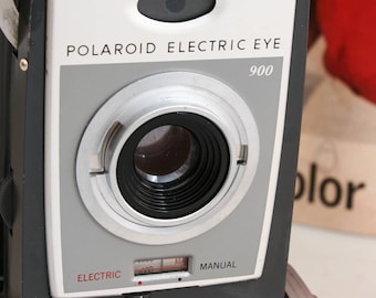 Vintage Polaroid Electric Eye Land Camera, Model 900, Original Box