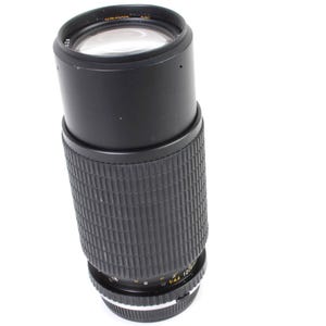 Osawa 80-205mm f4.5 telephoto lens Olympus OM mount
