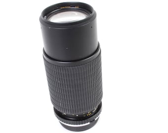 Osawa 80-205mm f4.5 telephoto lens Olympus OM mount