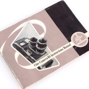 Bolex Cine-Camera B8 Manual Original