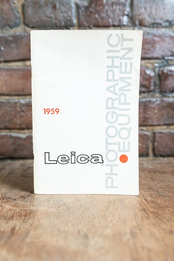 Leica Fotoausrüstung Katalog Buch Broschüre Preisliste 1959 Etsy