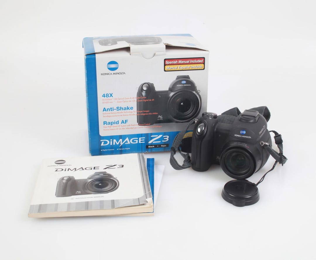 Konica Minolta Dimage Z3 in Box TESTED WORKING - Etsy