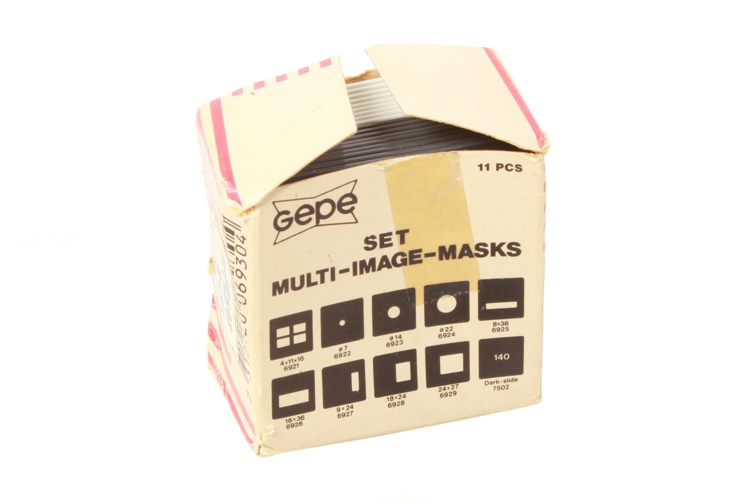 Gepe 35 mm ガラススライドマウント（マルチスタイル開口部付き