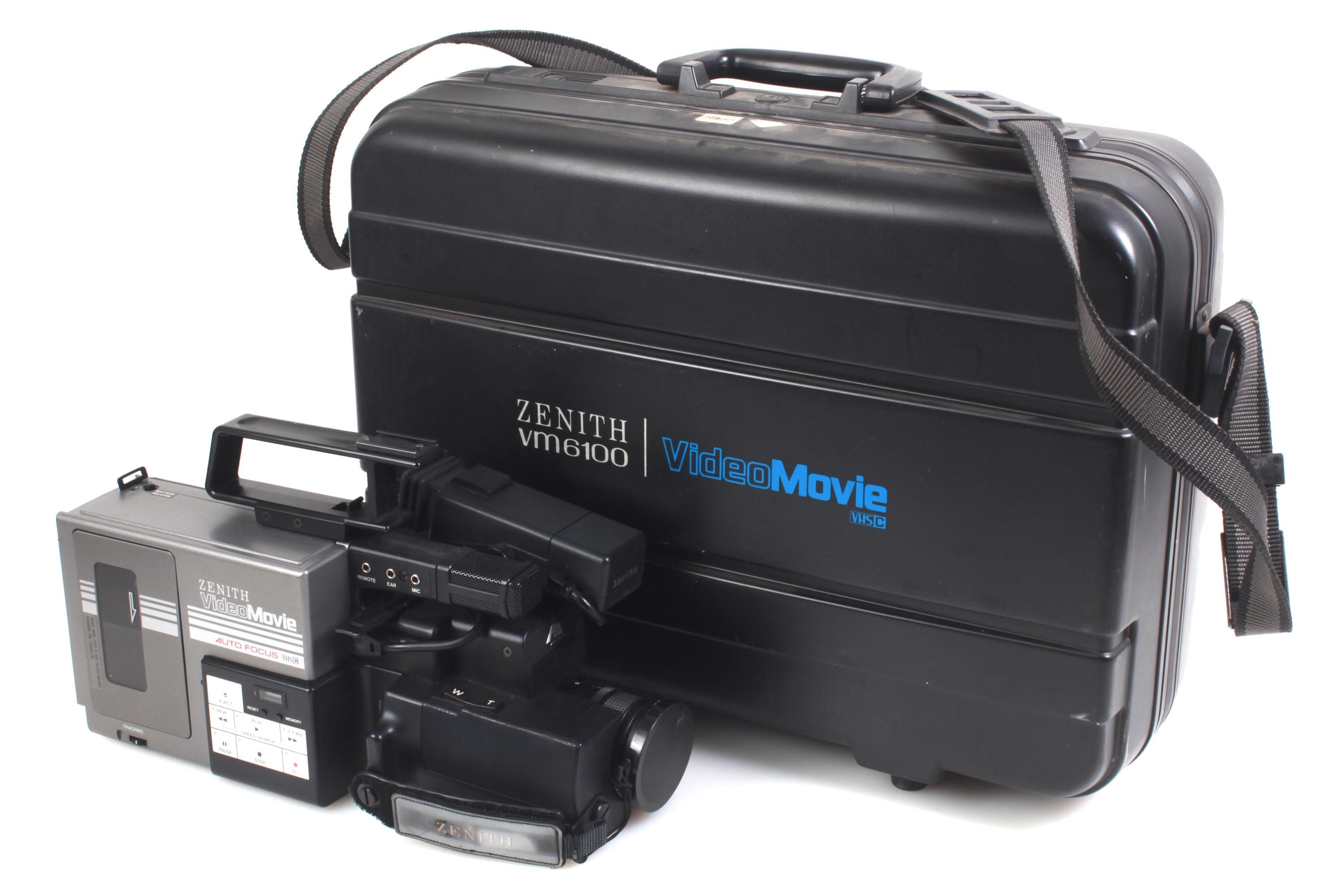 Zenith VM6100 Vintage 1980s Camcorder W/ Case - for Prop or