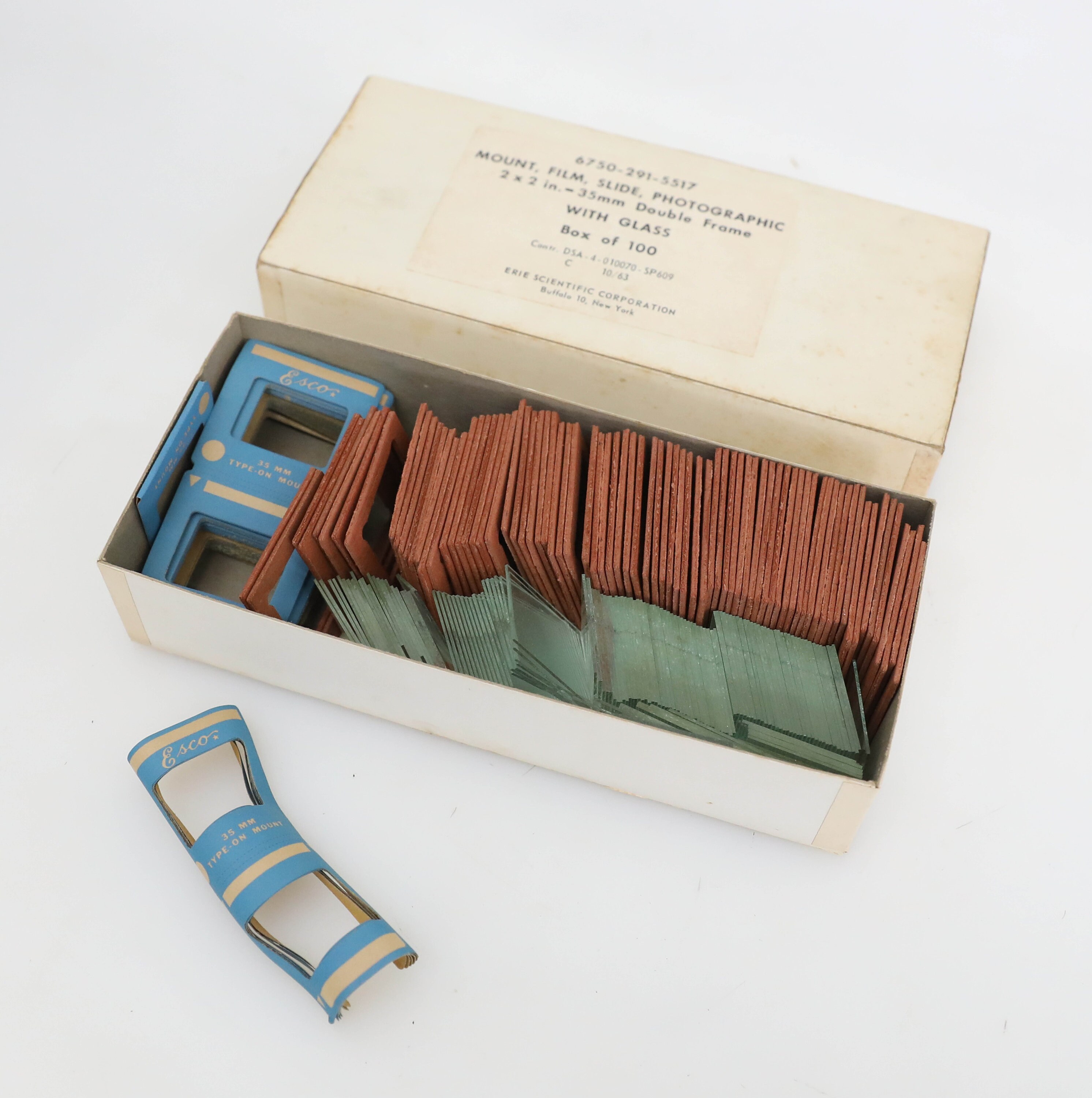 Esco 35mm Glass Slide Mounts (deconstructed, Unused) - Box of 77 - Etsy