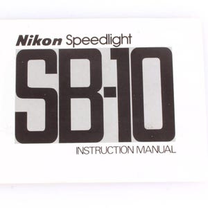 Nikon SB-10 Flash Manual