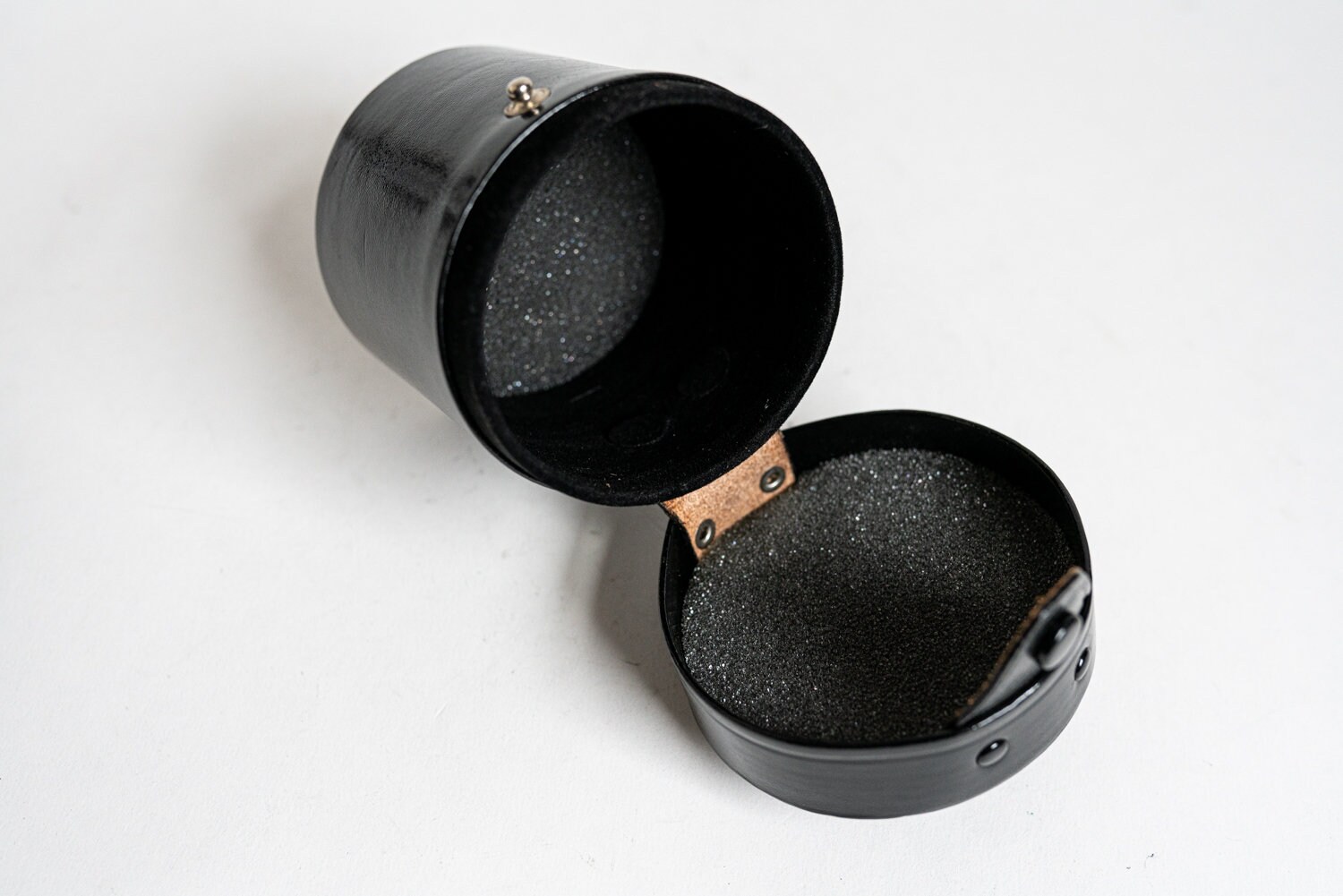 leather camera lens case