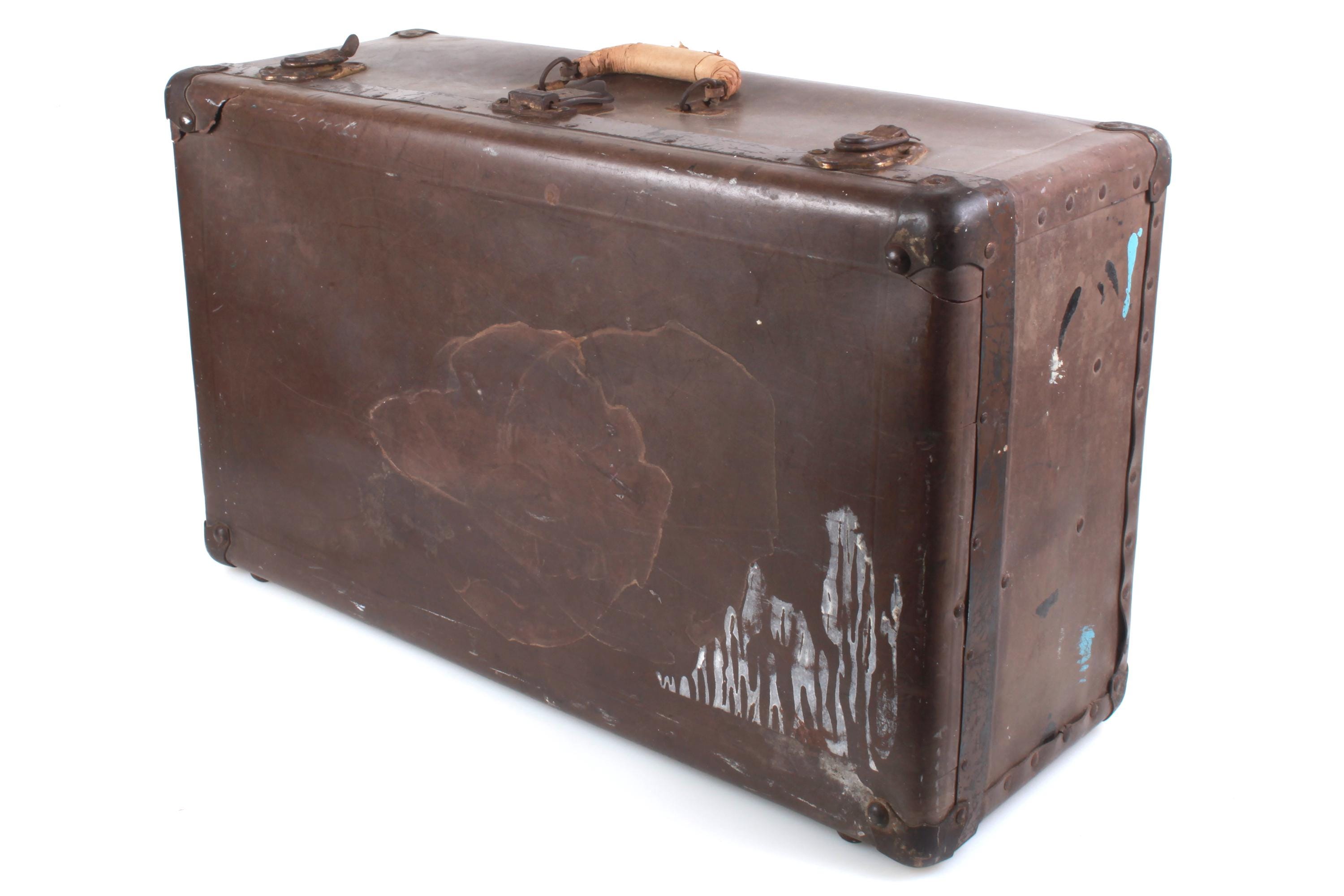 Vintage 1940s Trunk Suitcase - Etsy