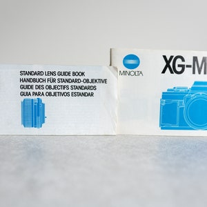Minolta Film Camera Manuals - Set of 2