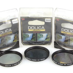 52mm Neutral Density Filters 0.3/0.6/0.9