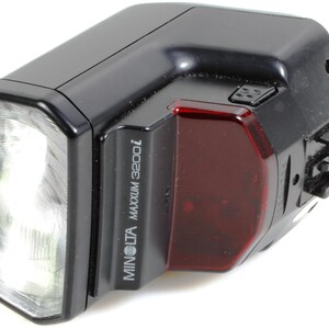 Minolta Maxxum 3200I Electronic Flash for Sony and Maxxum Cameras TESTED