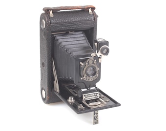 Cámara plegable de fuelle Kodak n.º 1 Autographic Jr. FUNCIONA