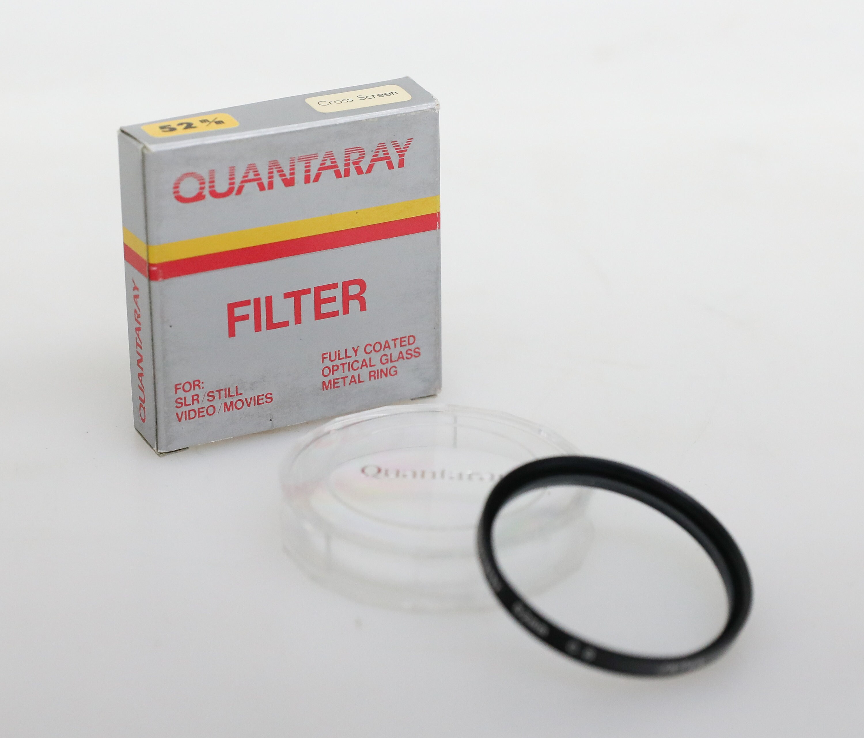 Quantaray 52mm Cross Screen Filter in Original Case and Box