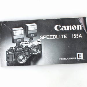 Canon 155a Flash - Etsy