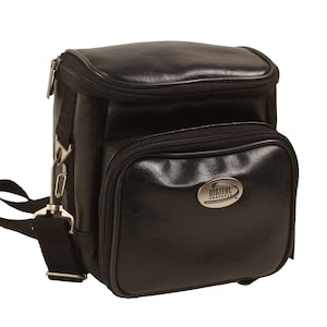 Digital Concepts Black Leather Camera Case With Strap