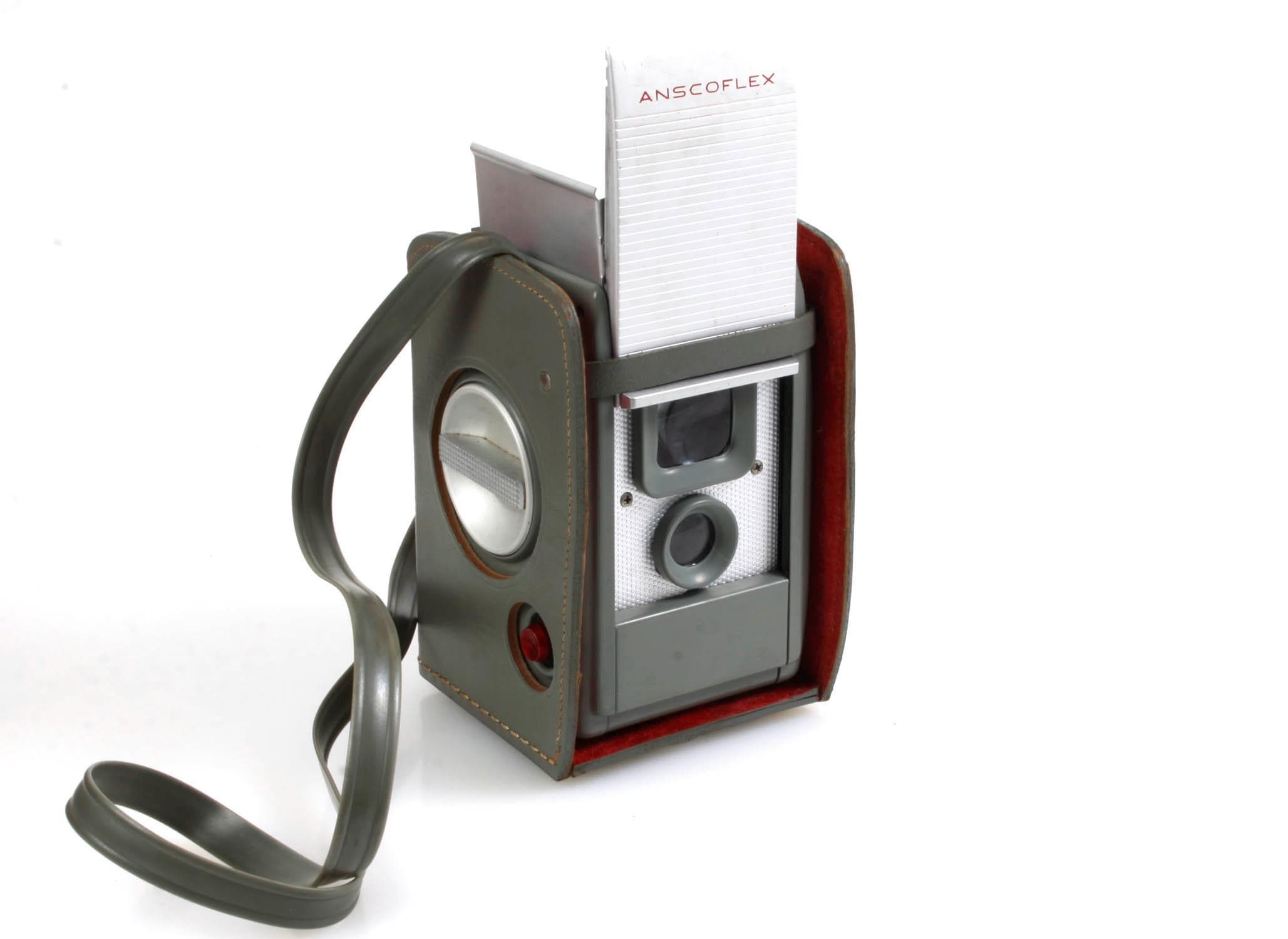Ansco Anscoflex 620 ロールフィルム TLR カメラ（ケース、フラッシュ